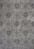 Rugs Silver Rug - 7'10"X 11'2" Viscose Silver Area Rug HomeRoots