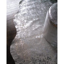 Rugs Silver Rug - 72" x 84" Gray and Silver Cowhide - Area Rug HomeRoots