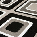 Rugs Silver Rug - 94" x 126" x 0.31" Silver Polypropylene Oversize Rug HomeRoots