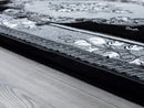 Rugs Silver Rug - 94" x 126" x 0.53" Silver Olefin/Polypropylene Area Rug HomeRoots