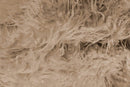 Rugs Tan Rug - 24" x 72" Tan, Sheepskin, Faux Fur - Double Rug HomeRoots