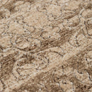 Rugs Vintage Rugs - 23" x 82" x 0.43" Beige Polypropylene/Polyester Runner Rug HomeRoots