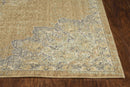 Rugs Vintage Rugs - 27" X 39" X 0.'5" Coffee Wool Rug HomeRoots