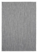 Rugs Vintage Rugs 63" x 90" x 0.04" Black Polypropylene Area Rug 6919 HomeRoots