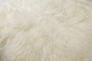 Rugs White Area Rug - 48" x 72" x 2" White Sheepskin Long-Haired - Area Rug HomeRoots