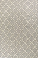 Rugs Wool Area Rugs 7'6" x 9'6" Wool Grey Area Rug 294 HomeRoots