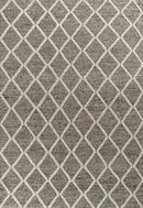Rugs Wool Rugs - 5' x 7' Wool Dark Grey Area Rug HomeRoots