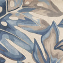 Rugs Wool Rugs - 5' x 8' Wool Blue Area Rug HomeRoots