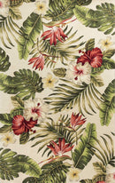 Rugs Wool Rugs - 5' x 8' Wool Ivory Area Rug HomeRoots