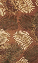 Rugs Wool Rugs - 5' X 8' Wool Rust Area Rug HomeRoots