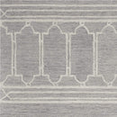 Rugs Wool Rugs - 8' X 10' Wool Grey Area Rug HomeRoots