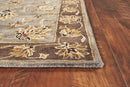 Rugs Wool Rugs 8x10 - 8' x 10'6" Wool Grey/Mocha Area Rug HomeRoots