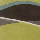 Rugs Wool Rugs 8x10 - 8' x 10'6" Wool Lime/Mocha Area Rug HomeRoots