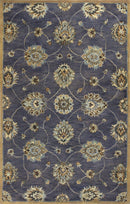 Rugs Wool Rugs 8x10 - 8' x 10'6" Wool Midnight Area Rug HomeRoots