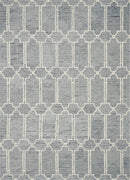 Rugs Wool Rugs 9x12 9' x 12' Wool Blue Area Rug 505 HomeRoots