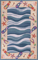 Rugs Wool Rugs For Sale - 8' x 10'6" Wool Blue Area Rug HomeRoots