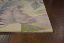 Rugs Woven Rug - 30" X 120" X 0.'5" Pastel Wool Rug HomeRoots