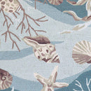 Rugs Woven Rug - 90" X 90" X 0.'25" Seafoam Polyester Rug HomeRoots