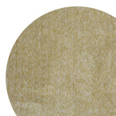 Rugs Yellow Area Rug - 8' Round Polyester Yellow Heather Area Rug HomeRoots