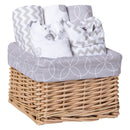 Safari Gray 7 Piece Feeding Basket Gift Set-SAFARI CVN-JadeMoghul Inc.