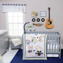 Safari Rock Band 6 Piece Crib Bedding Set-ROCK BAND-JadeMoghul Inc.