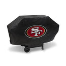 Outdoor Grill Covers 49ers Deluxe Grill Cover (Black)