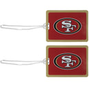 San Francisco 49ers Vinyl Luggage Tag, 2pk-Luggage Accessories-JadeMoghul Inc.