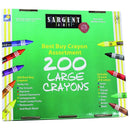 SARGENT ART LARGE CRAYONS 200 LARGE-Arts & Crafts-JadeMoghul Inc.