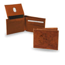 SBL Billfold (Pecan Cowhide) Bifold Wallet Notre Dame Embossed Billfold RICO