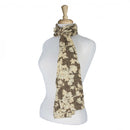 Scarves Cotton Scarf 18" x 72" 100% Cotton Multicolor Scarf 8008 HomeRoots