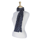 Scarves Cotton Scarf 18" x 72" 100% Cotton Multicolor Scarf 8017 HomeRoots