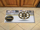 Scraper Mat Custom Welcome Mats NHL Boston Bruins Scraper Mat 19"x30" Puck FANMATS