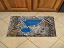 Scraper Mat Custom Welcome Mats NHL St Louis Blues Scraper Mat 19"x30" Camo FANMATS