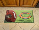 Scraper Mat Outdoor Welcome Mats NFL Chicago Bears Scraper Mat 19"x30" Ball FANMATS