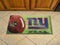 Scraper Mat Outdoor Welcome Mats NFL New York Giants Scraper Mat 19"x30" Ball FANMATS