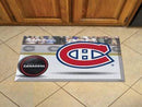 Scraper Mat Outdoor Welcome Mats NHL Montreal Canadiens Scraper Mat 19"x30" Puck FANMATS