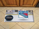 Scraper Mat Outdoor Welcome Mats NHL New York Rangers Scraper Mat 19"x30" Puck FANMATS