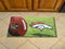 Scraper Mat Welcome Door Mat NFL Denver Broncos Scraper Mat 19"x30" Ball FANMATS