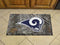 Scraper Mat Welcome Door Mat NFL Los Angeles Rams Scraper Mat 19"x30" Camo FANMATS