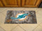 Scraper Mat Welcome Door Mat NFL Miami Dolphins Scraper Mat 19"x30" Camo FANMATS