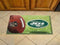 Scraper Mat Welcome Mat NFL New York Jets Scraper Mat 19"x30" Ball FANMATS