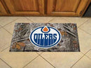 Scraper Mat Welcome Mat NHL Edmonton Oilers Scraper Mat 19"x30" Camo FANMATS