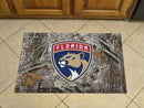 Scraper Mat Welcome Mat NHL Florida Panthers Scraper Mat 19"x30" Camo FANMATS