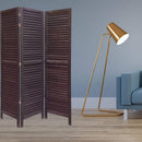 Screens Black Screen - 1" x 48" x 67" Black, Wood, Shutter - Screen HomeRoots