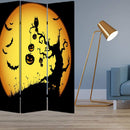 Screens Front Screen Doors - 1" x 48" x 72" Multi-Color, Wood, Canvas, Halloween - Screen HomeRoots