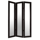 Screens Front Screen Doors - 1" x 63" x 84" Brown, Faux-leather - Screen HomeRoots