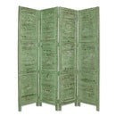 Screens Green Screen - 1" x 76" x 84" Green, Wood- Screen HomeRoots