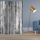 Screens Outdoor Privacy Screen - 1" x 48" x 72" Multi-Color, Distressed, Wood, Canvas - Screen HomeRoots