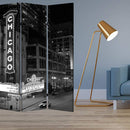 Screens Outdoor Privacy Screen - 1" x 48" x 72" Multi-Color, Wood, Canvas, Chicago - Screen HomeRoots