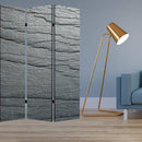 Screens Outdoor Privacy Screen - 1" x 84" x 84" Multi-Color, Wood, Canvas, Black Slate - Screen HomeRoots